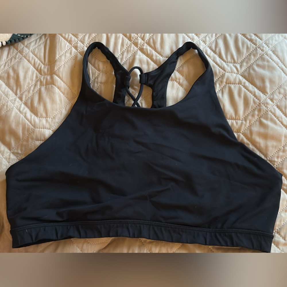 Lululemon Black Sports Bra size 12